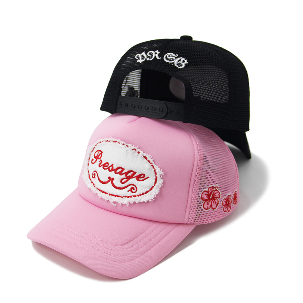 Screen Printing Foam Custom Embroidery Trucker Hats Puff Printing Plain Breathable