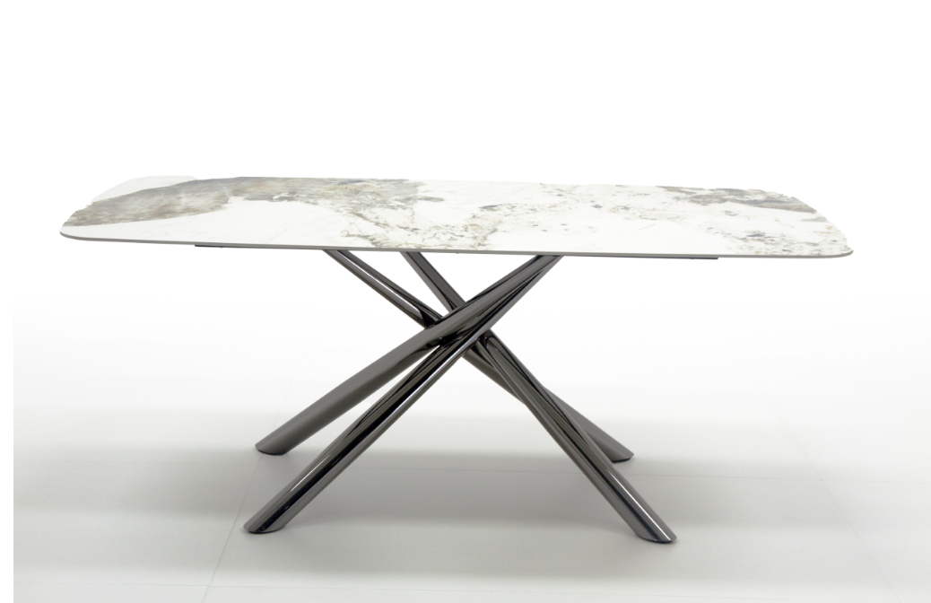 Modern Luxury Kitchen Restaurant Tables And 6 Chairs Sets High End Marble Dining Table Set For Home And Hotels