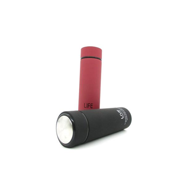 Business Rubber Thermos Food Grade Double Wall Vacuum Flask Eco Friendly