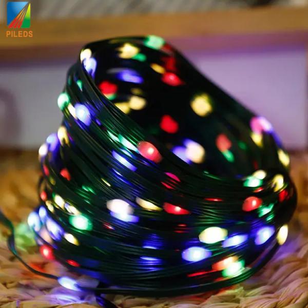 Luz de cordas de Natal LED WS2811 RGB 5V Para decoração de férias ao ar livre