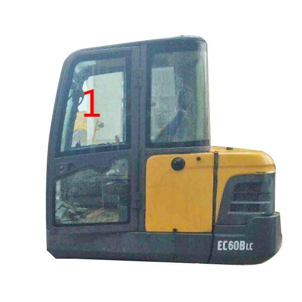 EC60 VOLVO Windshield Glass Left Side Position NO.1 Bending Resistant