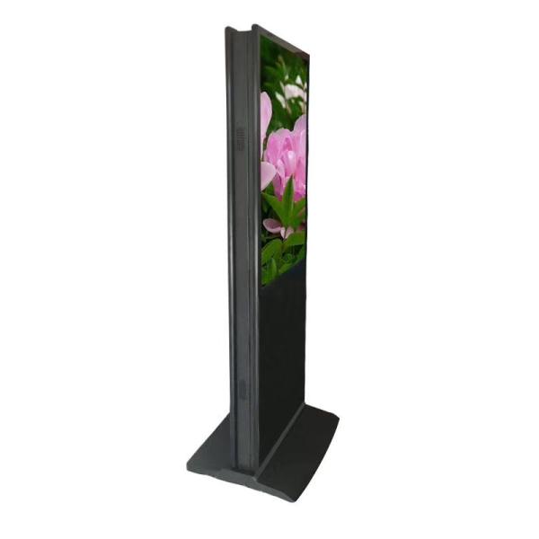 55 Inch 4K Free Standing Interactive Signage Display Double Sided Touch Screen Computer Monitor