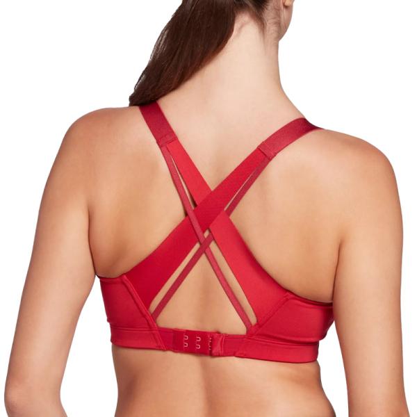New Arrival Red Gym Beautiful Sweat-Wicking Cross Yoga Wear Sport Bra For Ladies