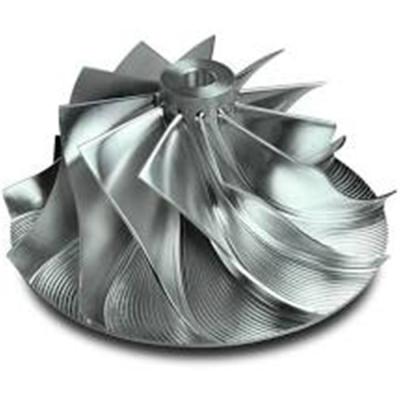 Balanced Turbo Compressor Wheel , Turbo Impeller Wheel Slim Hub Match