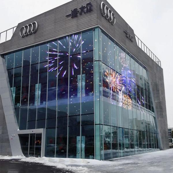 IP30 Glass Window Led Display , Full Color Display Screens 100000 Hours Life Span