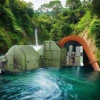 IP54 Protection Grade Pelton Turbine Generator Rated Current 100-1000A 85-95% Efficiency