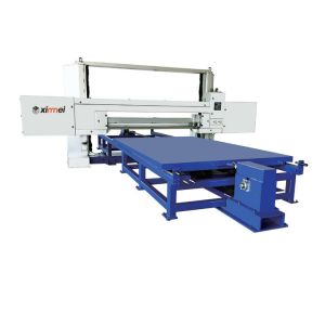 Effortless Foam Cutting with Our State-of-the-Art Foam Cutting Machine Advanced PU Foam Cutting Machine with Blowing Cleaning and Lighting Features