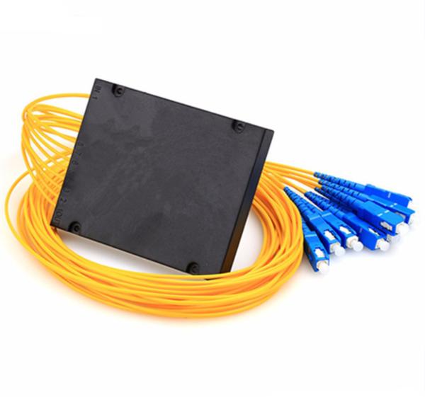 1X8 ABS Coupler Fiber Optic Plc Splitter 2.0mm Cable SC APC PC UPC Connector