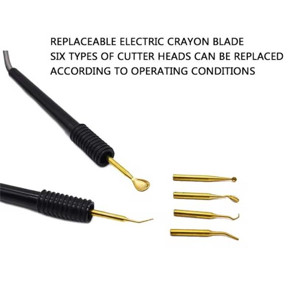 Cuchillo de tallado con cera de estilo mini Ultra delgado Máquina de tallado de calentamiento dental con pluma doble