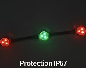 LED Point Light Home RGB Led Point Light Full Color 30mm DC12V IP67 Waterproof Led Pixel Lights
