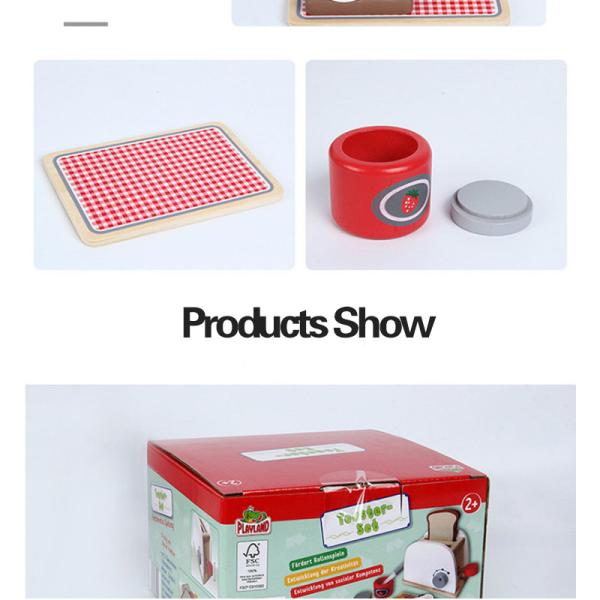 Simulation Coffee Machine Wooden Miniature Kitchen Set For Baby Early Learning