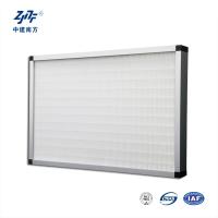 OEM HEPA Filtre à air de classe H14 Panneau de construction en papier en fibre de verre pour unité de filtre à ventilateur