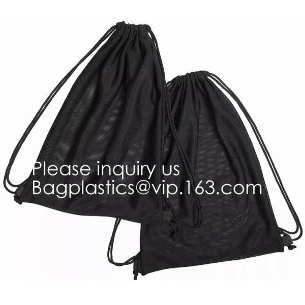 Heavy Duty Laundry Nylon Mesh Stuff Bag with Sliding Drawstring,Durable Nylon Mesh Drawstring Laundry Bag Portable Trave