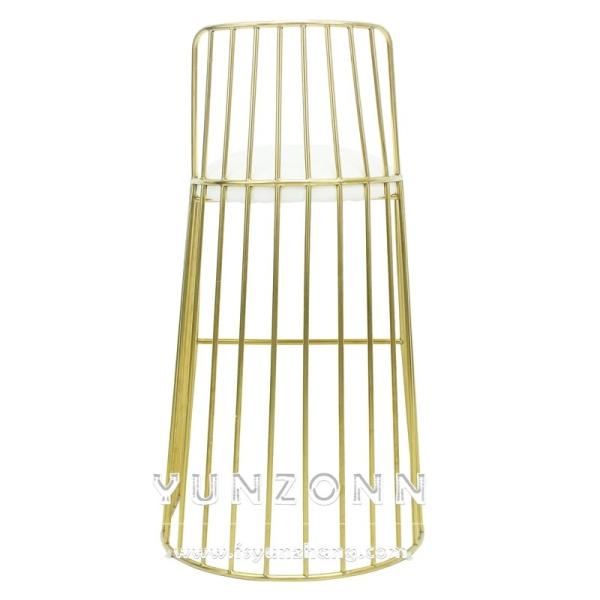 Antique Vintage Stool Bar Pub Table Chair Set Stainless Steel Plywood Sponage