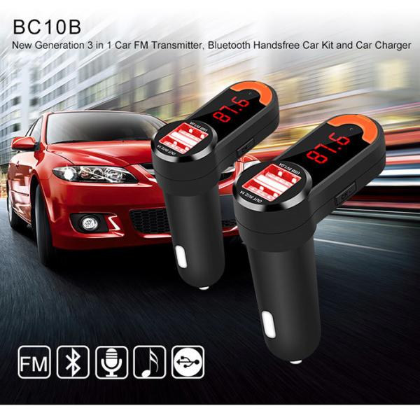 Universal Smartphone Charger / Bluetooth Car Stereo Adapter 30*30*62mm