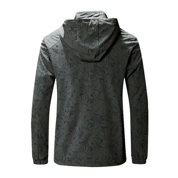 Jaquetas corta-vento com capuz e estampas leves de fábrica com logotipo personalizado do fabricante original