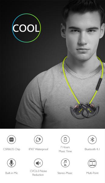 Headphones Bluetooth Headphone Audifonos Bluetooth Headphones Sports Sweatproof For Running iphone Samsung Android Phone