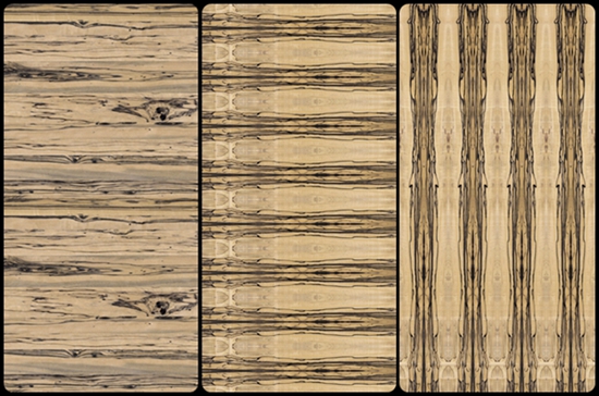 Крона облицовки мебели ODM естественная деревянная отрезала черно-белое черное дерево