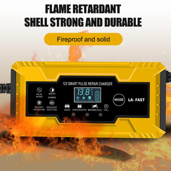 CAR CHARGER Intelligent Maintenance Battery Charger for AGM and GEL Batteries 12V/24V Output