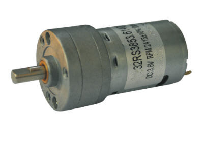 мотор шестерни DC 12V 32mm почищенный щеткой 24v для коробки OWM-32RS385 счетчика наличных денег торгового автомата безопасной