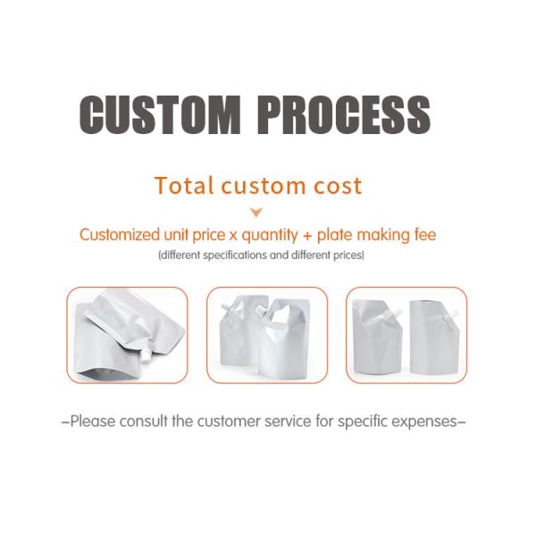 250g 1000g стоят вверх детержентный упаковывая мешок 200 микронов Spout мешок для сока