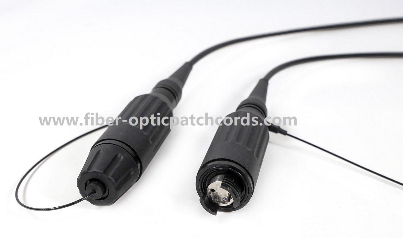 XBEAM расширяющий луч 4core бронированный оптический волокно патч кабель к LC 4Fiber многорежимный расширенный луч соединитель
