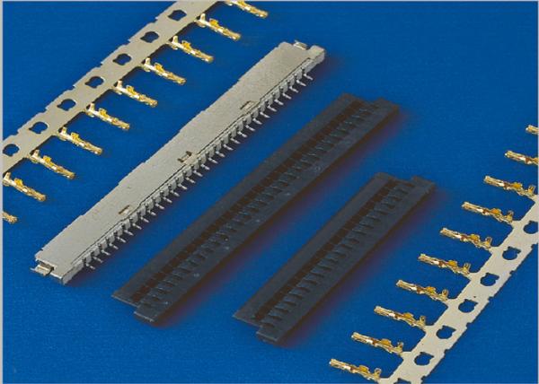 Home Appliances 1.25mm Pitch Wire To Board Power Connectors PA66 Black 02p To 30p