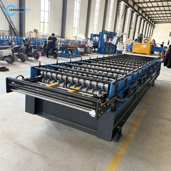 Manufacture Galvanized Steel Corruagted Roofing Sheet Roll Forming Machine 