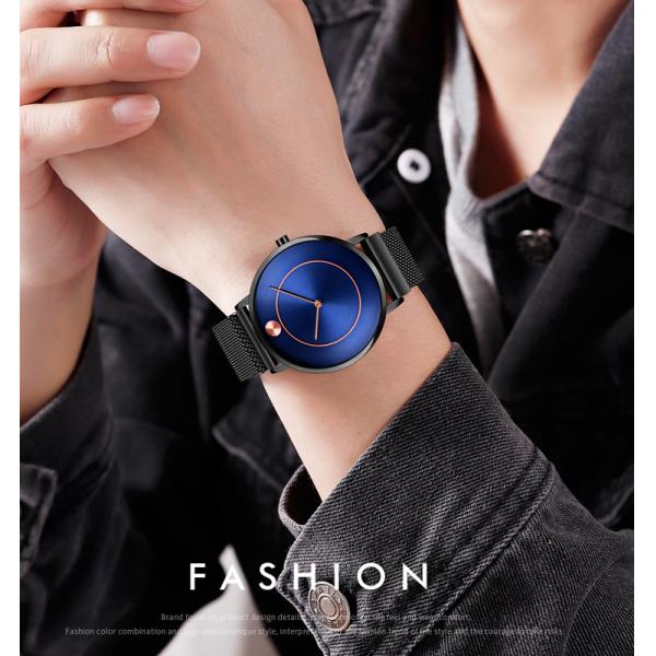 ODM Stainless Steel Quartz Wrist Watch , Stainless Steel Water Resistant Watch