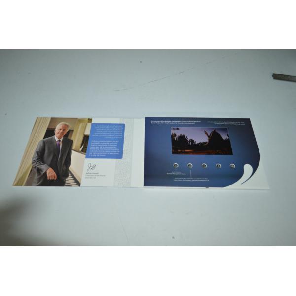 2016 mejor regalo de negocios 7 pulgadas pantalla video folleto video libro merchandising folleto promocional