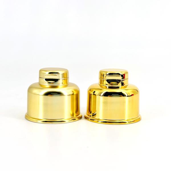 20mm 24mm 28mm Plastic Shiny/Matt Silver Golden Flip Top Cap Screw Bottle Lid
