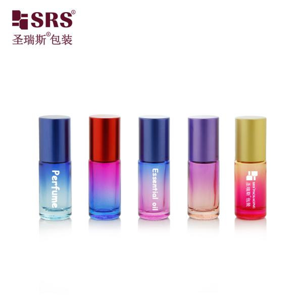 BLPM-5ML SRS Wholesale Clear Transparent Mold Thick Wall Hard Glass Roll On Bottle For Essential Oil No Leakage