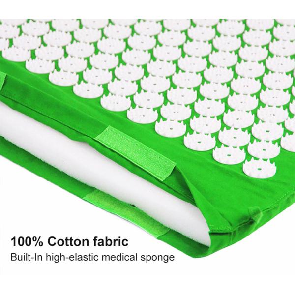 Циновка точечного массажа циновки мышцы йоги роскошная с подушкой