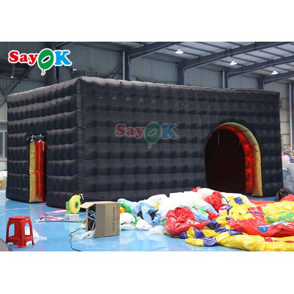 Реклама Ночной клуб Надувная кубическая палатка Сильный Оксфордский ткань материал Надувная воздушная палатка