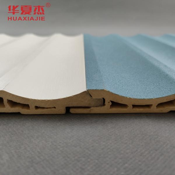 White Wpc Wall Panel Decorative Wpc Fluted Panels Easy To Install