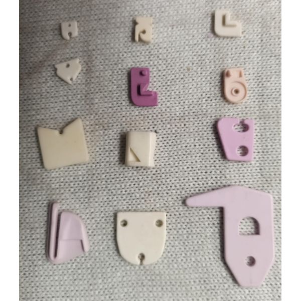 Various Textile Ceramics – Real Product Photography, Comprehensive Range of Ceramic Thread Guides, Tensioners & Wear Parts for Textile Machinery