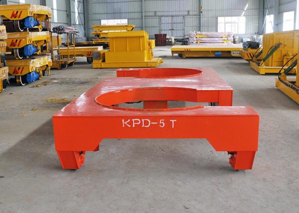 5t motorized platform trolley on railways anti-heat for die handling in factory