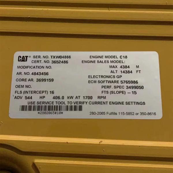 CAT C18 Industrial Diesel Engine C18 ACERT TXW04866