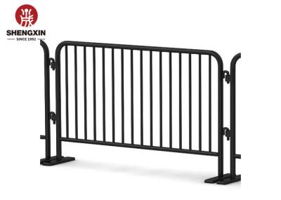 Length 2.2m Metal Pedestrian Barriers Portable Steel Barricade For Roads Works