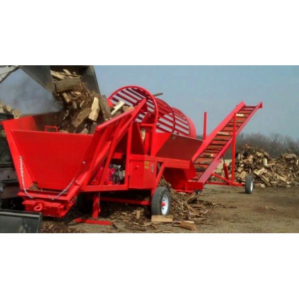 Professional Aluminum Dross Sorting Compost Trommel Screener With 380V/415V/440V Voltage