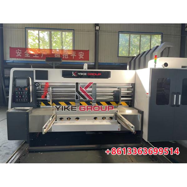 Yk-1228 Lead Edge Feeder Printer Slotter Die Cutter Machine For Corrugated Carton