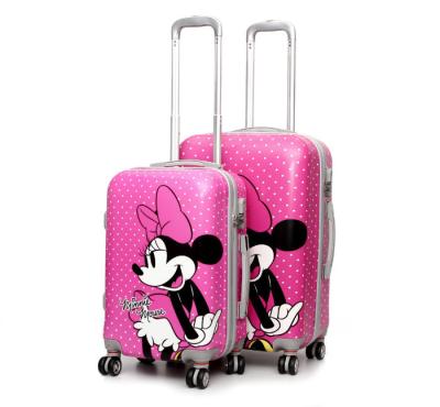 ABS PC travel trolley luggage bag from China baigou factory