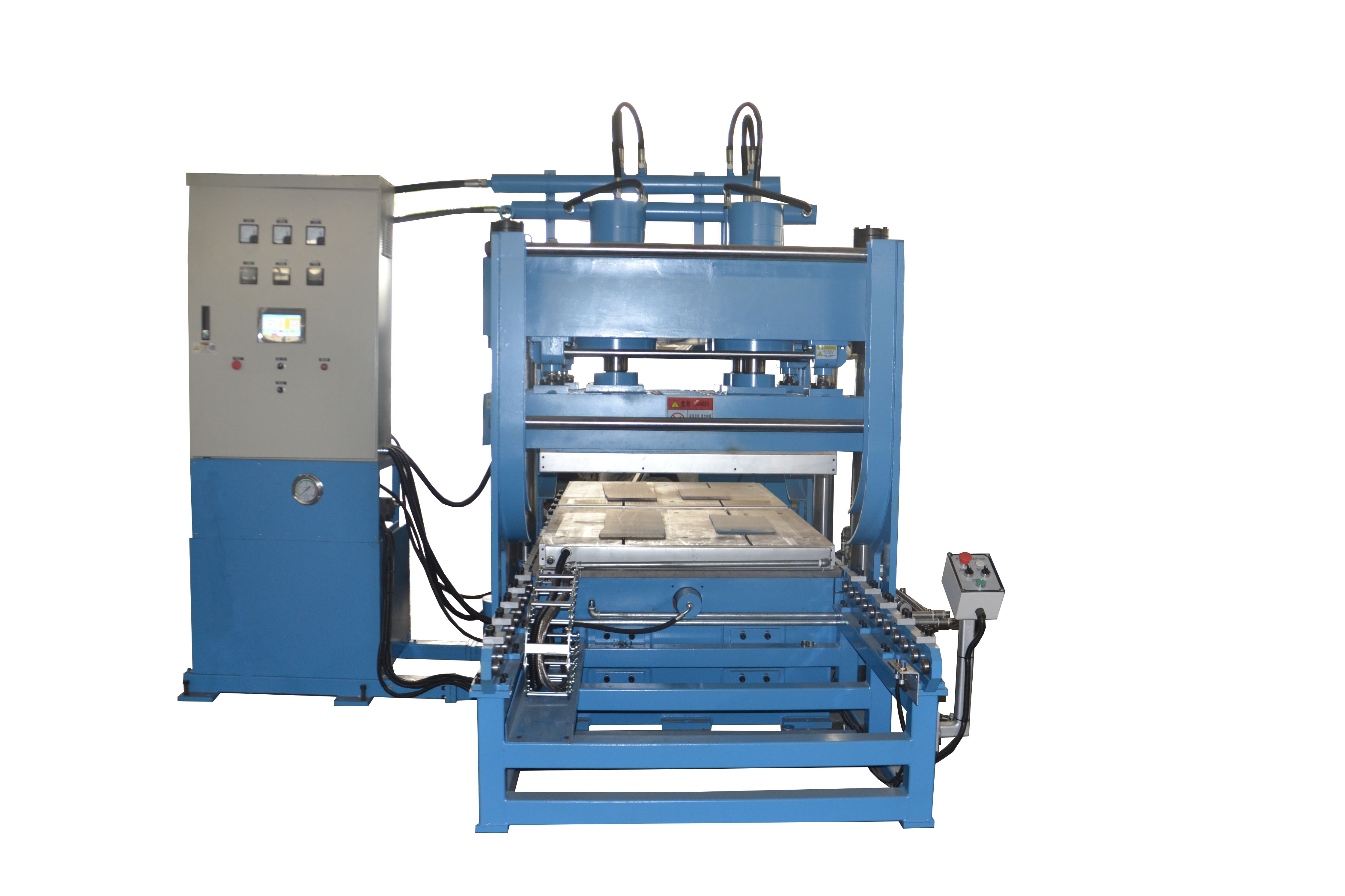 Fully Automatic  200 Ton Rubber Tiles Vulcanizing Presswith With PLC Control