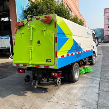 4.5ton Pure Electric Street Sweeper Truck 90km/H Max. Speed ZBJ5041TSLBEV