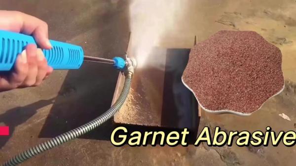Stainless Steel Sandblasting Garnet Sand F6-F220 Garnet Media Blasting