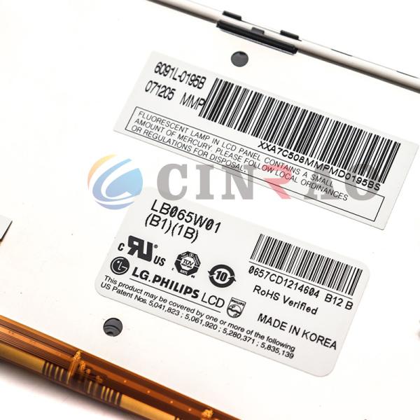 ISO9001 LB065W01-B11B LB065W01(B1)(1B)  TFT LCD Screen