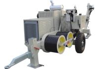 Dos tensores de aço do cabo de SA-YQ90 90KN extrator hidráulico com motor diesel
