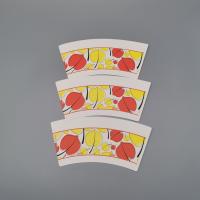 Ventilateur jetable pour tasses en papier étanche à l'eau et à l'huile pour boissons chaudes ou froides