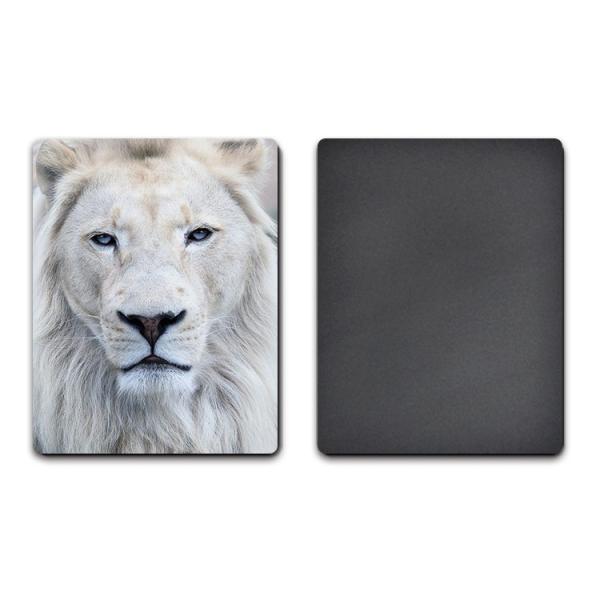 5D Attractive White Tiger Decorative Refrigerator Magnets 0.6mm PET + 200g Coated Paper