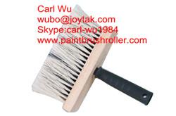 Natural pure bristle Chinese bristle synthetic mix shed fence paint brush wood handle plastic handle 4 inch WB-004